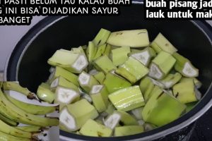 Sayur dan buah pisang