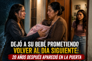 Dejó a su bebé prometiendo volver al día siguiente: 20 años después apareció en la puerta