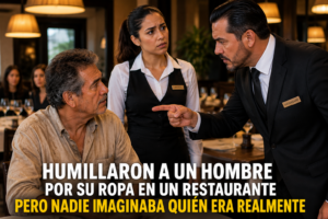 Humillaron a un hombre por su ropa en un restaurante, pero nadie imaginaba quién era realmente