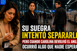 Su suegra intentó separarlos, pero cuando Carolina devolvió el anillo ocurrió algo que nadie esperaba