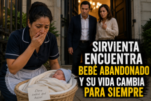 Sirvienta encuentra un bebé abandonado y una misteriosa nota cambia todo